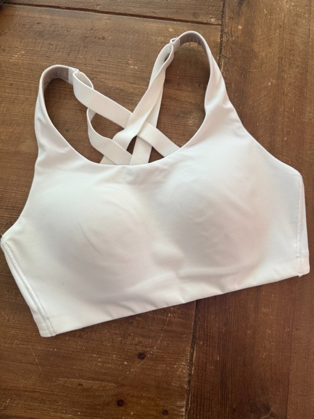 lululemon Energy Bra High Support White 34D NWOT